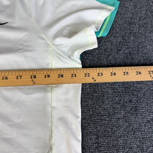 Mens L - Nike Court Dri FIT Advantage Performance Tennis Pickleball Shirt NWT - Picture 6 of 8